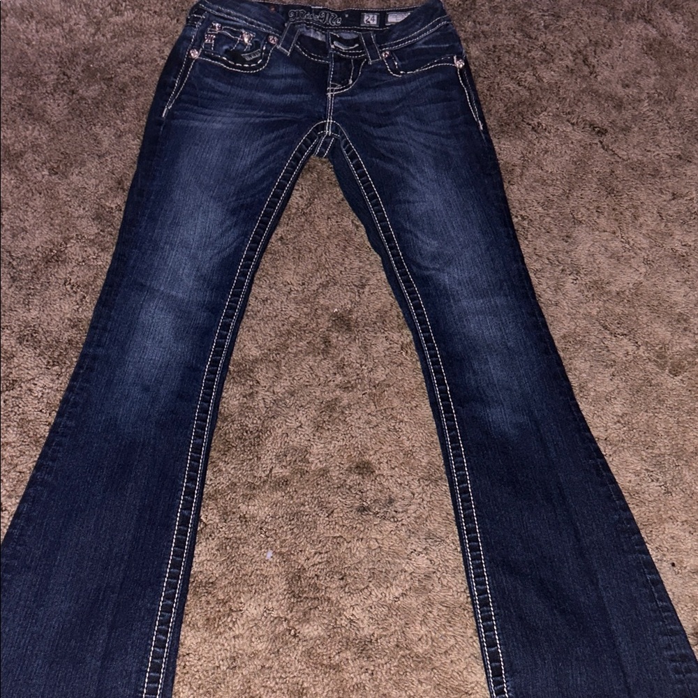 Women's Dark Blue miss me Jeans